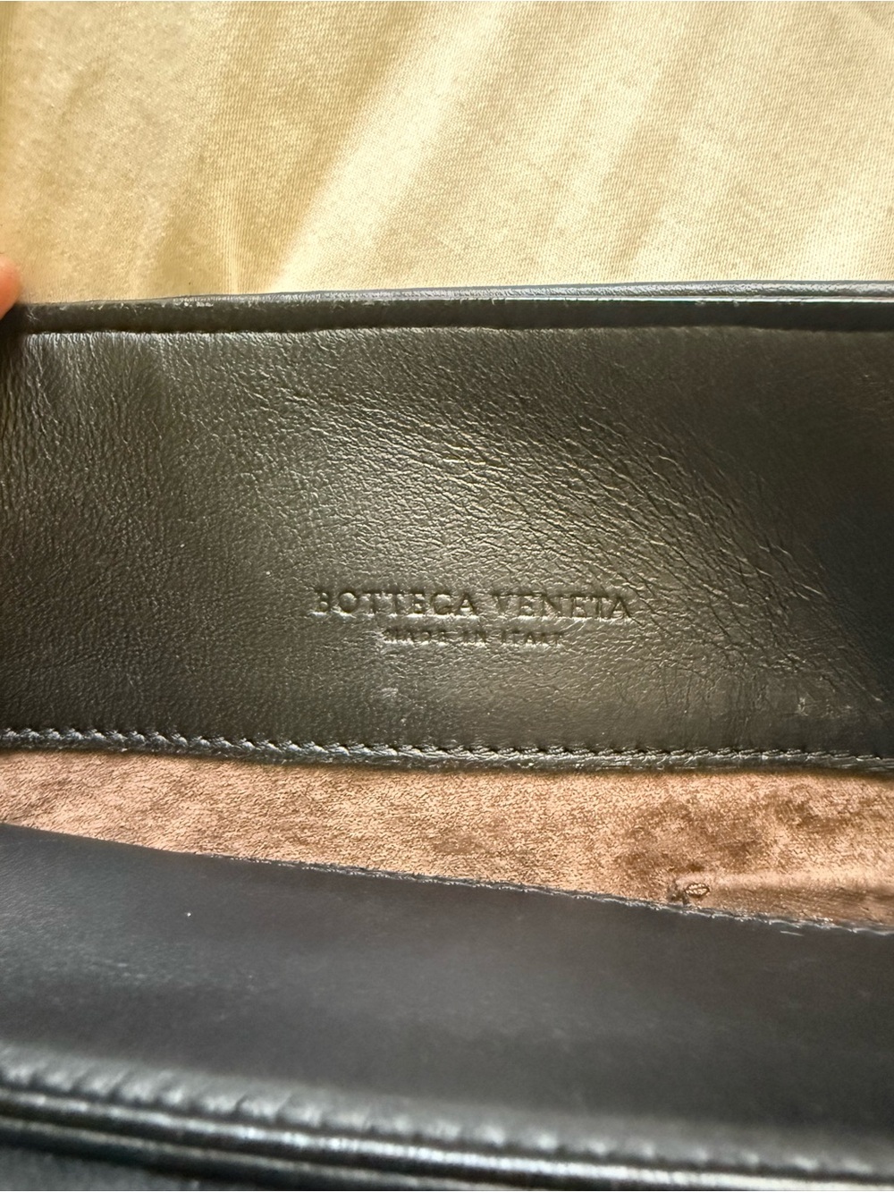 Bottega Veneta Olimpia handbag black Intrecciato woven leather. - Picture 10 of 12